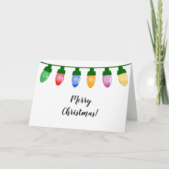 Karten der frohen Weihnachten (Vorderseite)