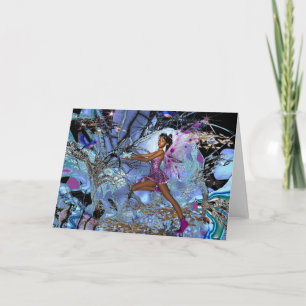 Karten Fantasy Art Lila Fee