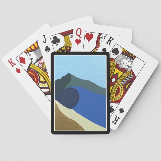 Karten - Farben des Mt Tamalpais Spielkarten (Rückseite)
