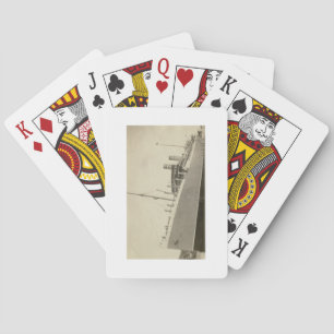 Karten für antike Schiffe   Real Foto Spielkarten