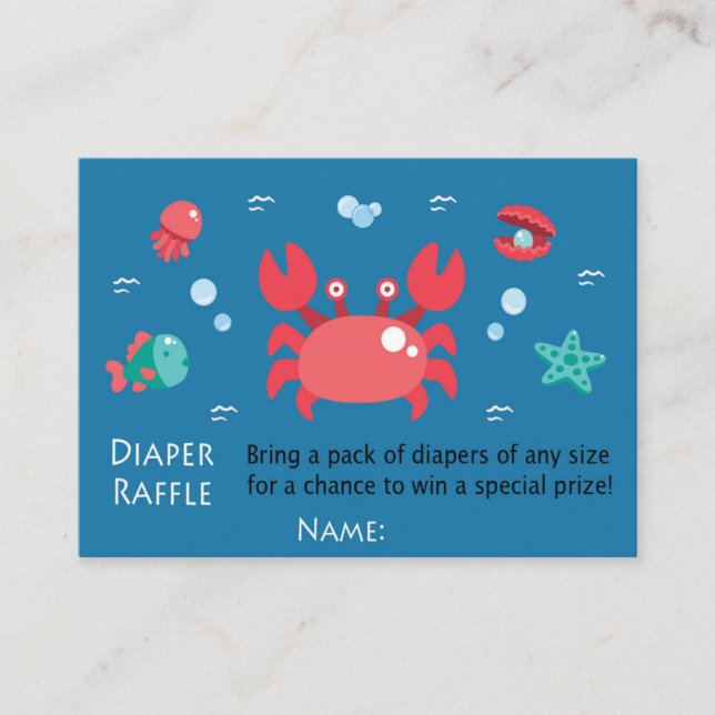 Karten für Crab Diaper (Vorderseite)