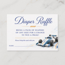 Karten für das Diaper-Raffle zur Formula-One-Baby-