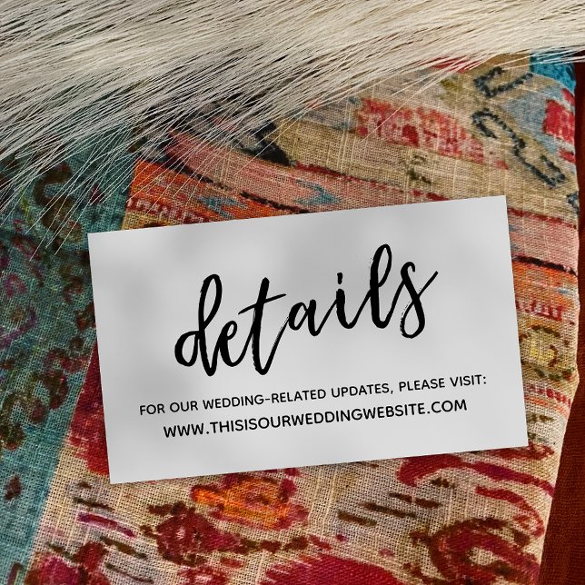 Karten für lässige handschriftliche Hochzeiten (Von Creator hochgeladen)