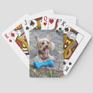 Karten für niedliche Terrier Spielkarten