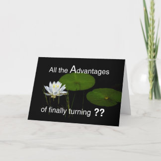 Karten für Senioren Vorteile des Alterns?? - Gebur