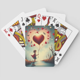 Karten für Valentine Spielkarten