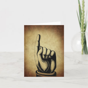 Karten für Vintage Briefmarke