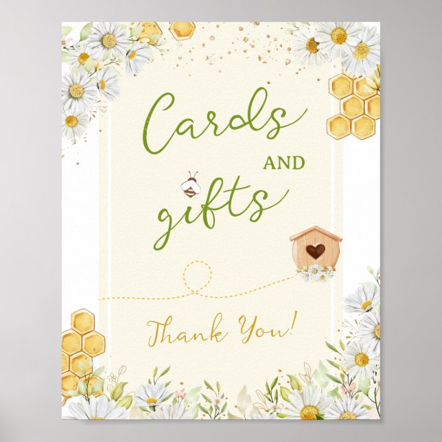 Karten Geschenke Bumblebee Party Bridal Bee Baby D Poster (Vorne)