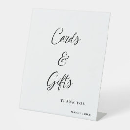 Karten & Geschenke Podestschilder Sockelschild