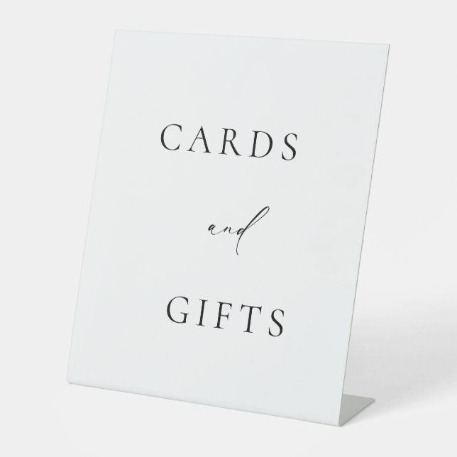 Karten & Geschenke Podestschilder Sockelschild (Vorderseite)