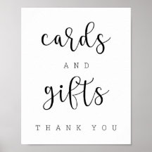 Karten & Geschenke Schild