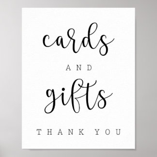 Karten & Geschenke Schild