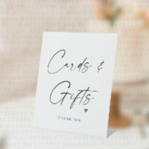 Karten & Geschenke Tischständer Schilder