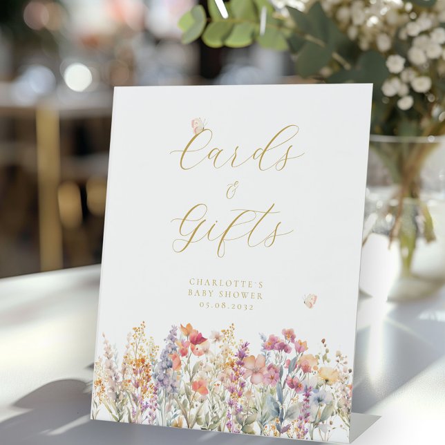 Karten & Geschenke! Wildblume Sockelschild (Von Creator hochgeladen)