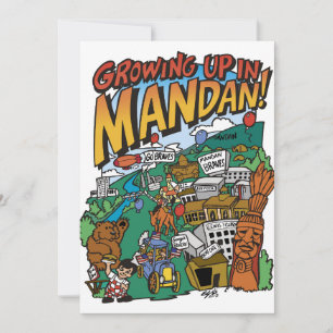 Karten "Growing up in Mandan"