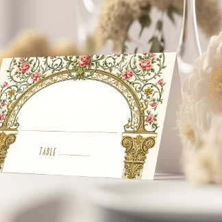 Karten Hochzeitstisch Vintag