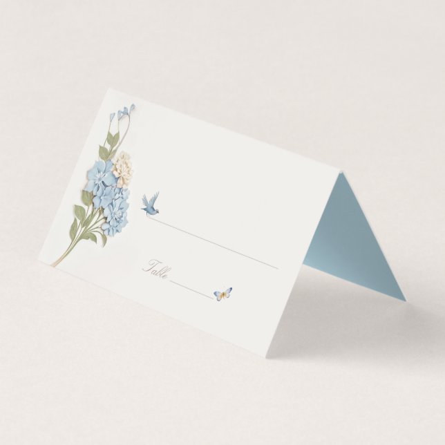 Karten Hochzeitstisch Vintag (Vorderseite)