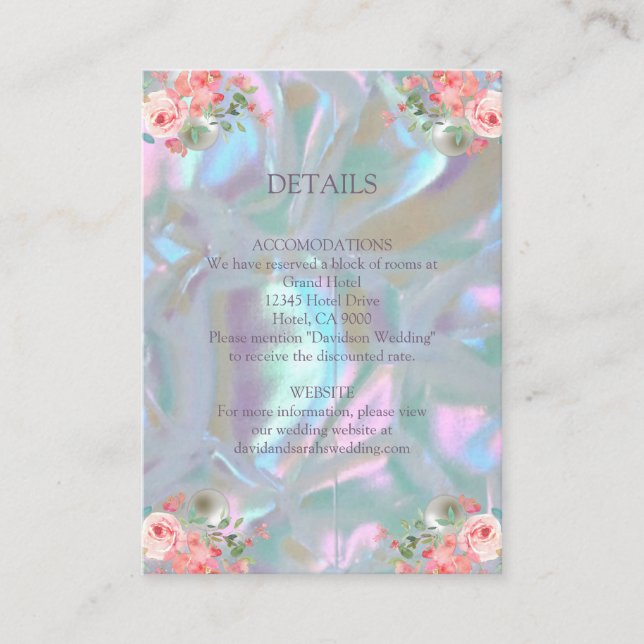 Karten Imitate Mutter der Perle (Vorderseite)