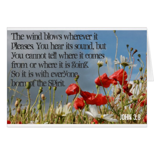 Karten - John-3:8 (Vorderseite (Horizontal))