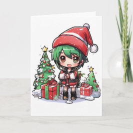 Karten mit Weihnachts-Comic