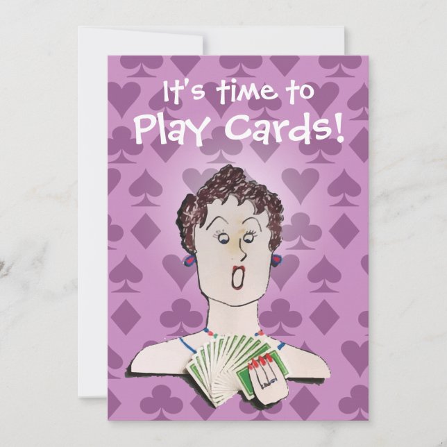 Karten-Party Einladung (Vorderseite)