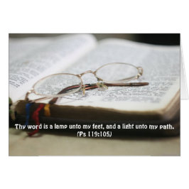 Karten-Psalm-119:105 ist Thy Wort eine Lampe