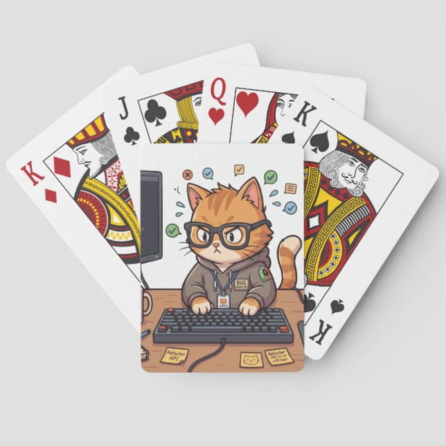 Karten Royal Cat Spielkarten (Rückseite)