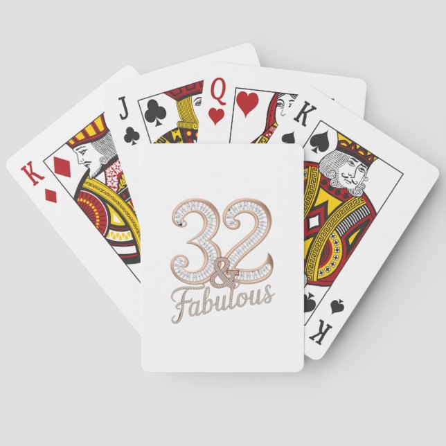 Karten spielen - 32 & Fabulous Spielkarten (Rückseite)