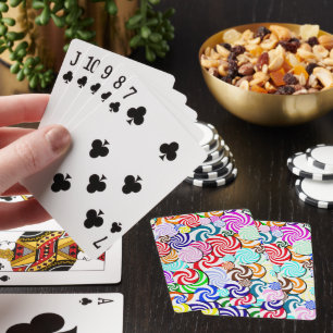 Karten spielen - Bonbons Spielkarten