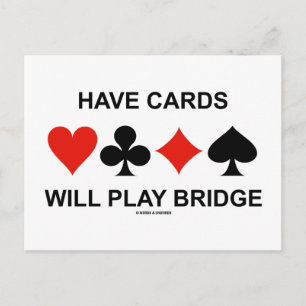 Karten spielen Bridge (vier Card Anzug)
