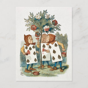 Karten spielen  Illustration  Die Nursery Alice