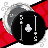 Karten Spielen Kostüm 5 Clubs Karte Fünf Karte