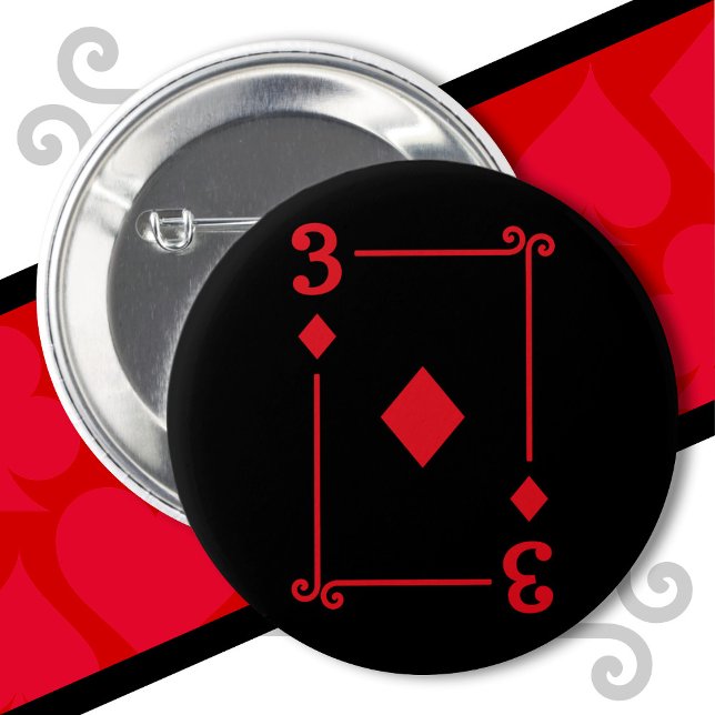 Karten spielen Kostüm Drei Karten Drei Karten Button (Von Creator hochgeladen)