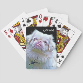 Karten spielen - Lemmy die Pekingese! Spielkarten