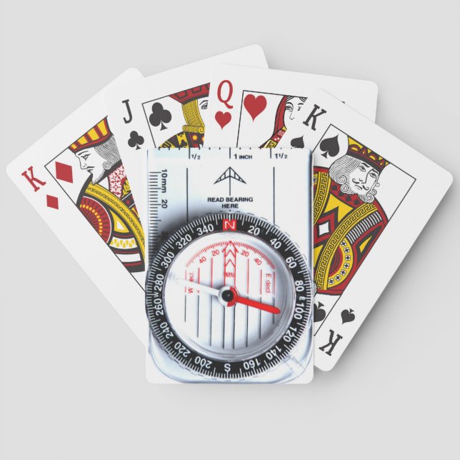 Karten spielen - Orientierungskompass Spielkarten (Rückseite)