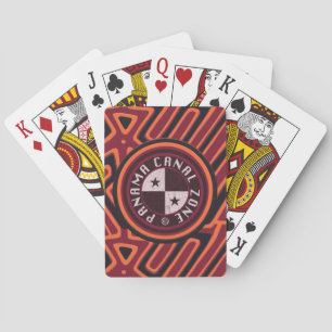 Karten spielen: Panama Canal Zone Mola Spielkarten