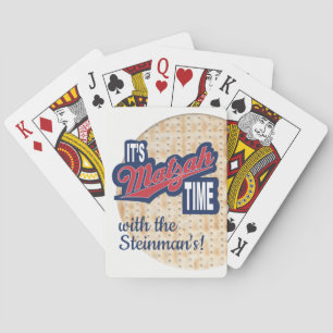 Karten spielen "PASSOVER "It's Matzah Time" Spielkarten