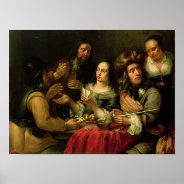 Karten spielen poster (Vorne)