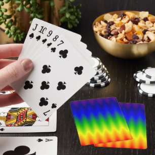 Karten spielen - Regenbogenwelle Spielkarten