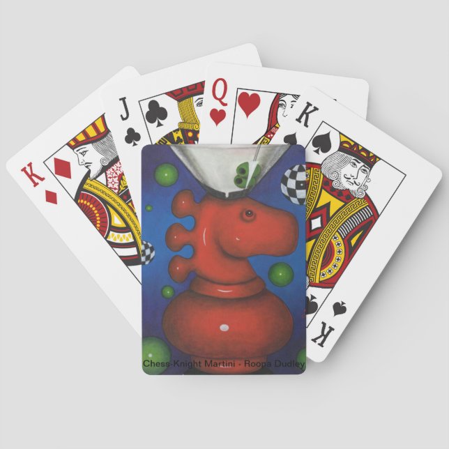 Karten spielen Schach-Ritter Spielkarten (Rückseite)