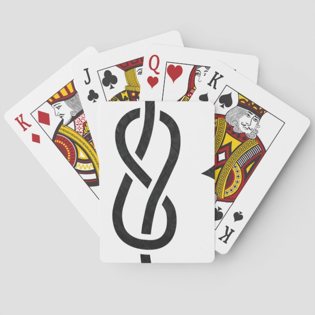 Karten spielen - schwarz und weiß 2 spielkarten (Rückseite)