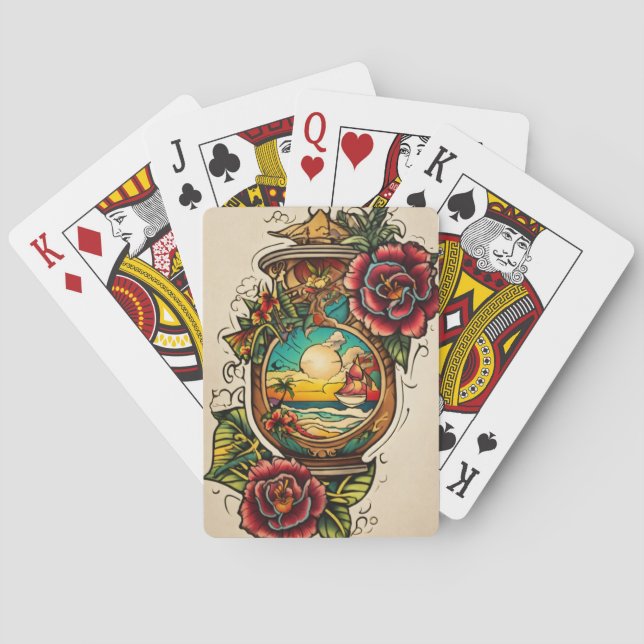 Karten spielen spielkarten (Rückseite)