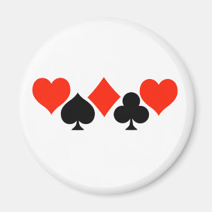 Karten-Symbole Magnet