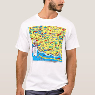 Karten-T - Shirt Retro 1966 Cincinnatis, Ohio