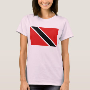 Karten-T - Shirt Trinidad- and Tobagoflaggen-x