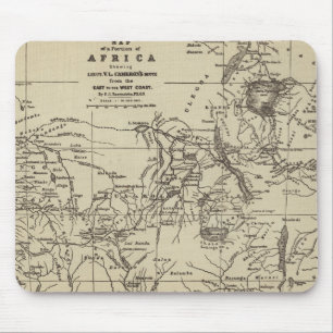 Karten-Teil von Weg Afrikas Cameron Mousepad