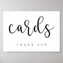 Karten-Tisch-Schild | Chic Typography