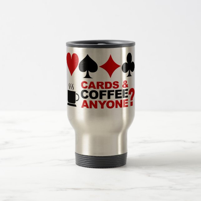 Karten- u. Kaffee-Tasse Reisebecher (Mittel)