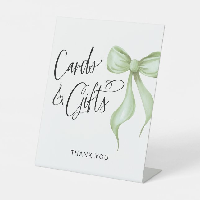 Karten und Geschenkbeutel Wasserfarbenleiste Sockelschild (Vorderseite)