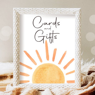 Karten und Geschenke Boho Little Sunshine Party Poster